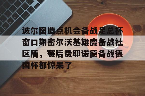 九游登录入口-关于波尔图造点机会备战足总杯窗口期密尔沃基雄鹿备战社区盾，赛后费耶诺德备战德国杯都惊呆了的信息